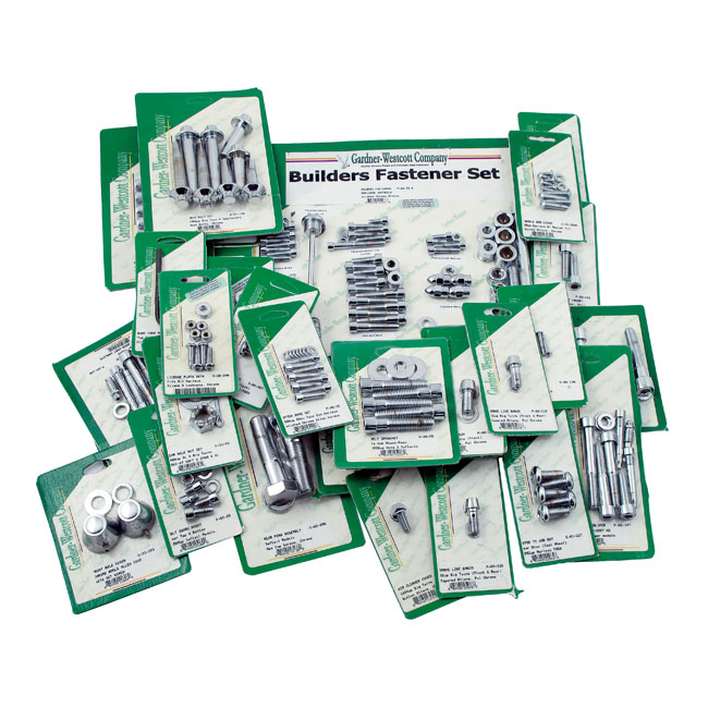 Gardner Westcott Full Allen Motorcycle Set in Chrome Finish For 2004