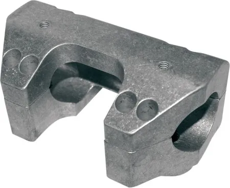 LA Choppers Clamp Set in Raw Finish For 1994-2013 FLHR Models With 38mm (1 1/2 Inch) Diameter Handlebars (LA-7425-00)