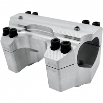 LA Choppers Riser Clamp Set For 2008-2015 FLHT, 2008-2013 FLTR Models With 38mm (1 1/2 Inch) Diameter Handlebers (LA-7425-01)