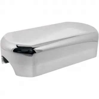 Drag Specialties Riser Top Clamp Big Buffalo One-Piece in Chrome Finish For 1 1/2 Inch Diameter Handlebar (0603-0198)