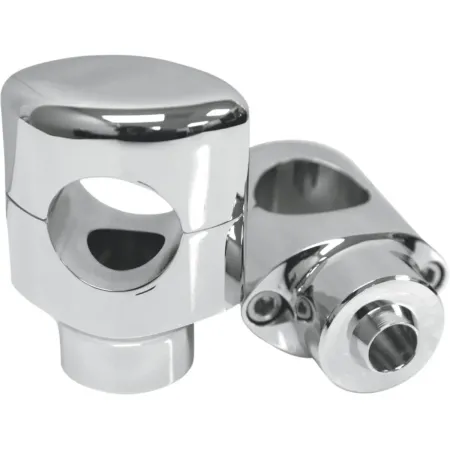 Drag Specialties Springer Riser Big Buffalo 1 1/2 Inch Straight in Chrome Finish For 1 1/2 Inch Diameter Handlebars (0602-0418)