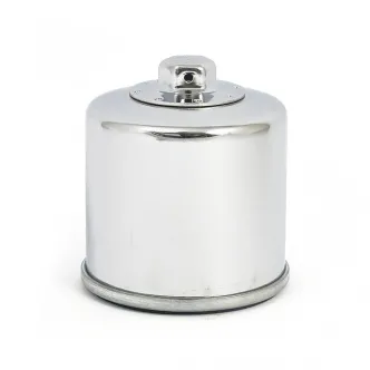 K&N Spin On Oil Filter In Chrome Finish With Top Nut For Harley Davidson Street XG Models (ARM996909)