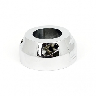 Doss Throttle Clamp in Chrome Finish For 2008-2017 H-D With E-Throttle Models (ARM556179)