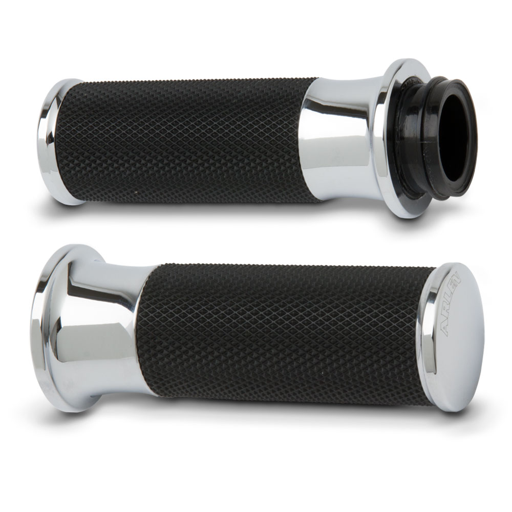 Arlen Ness Smooth Fusion Grips In Chrome For 20082023 Harley Davidson