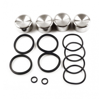 Doss Caliper Piston & Seal Kit, Front/Rear For 2000-2007 B.T., 2000-2003 XL, 2002-2005 V-Rod (Excluding Late 1988-2007 Springers) Models (ARM244019)