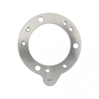 Doss Air Cleaner Adapter Plate Plain Aluminium Will Adapt CV Keihin Air Cleaners To S&S Super E/G Carbs (ARM738405)