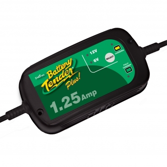 Deltran Battery Tender Plus 1.25 Amp Selectable Battery Charger With UK Wall Plug (ARM605509)