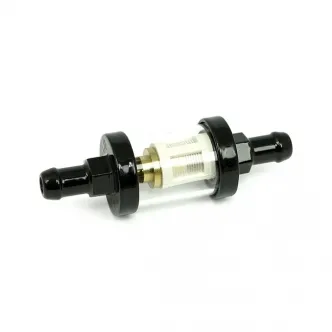 Doss Clear-View Fuel Filter, 3/8 inch ID in Black Finish (ARM238805)
