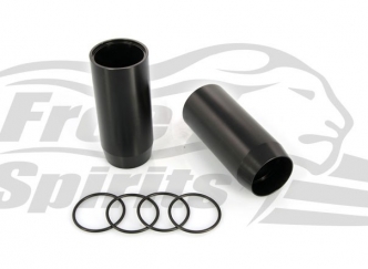 Free Spirits Triumph Bobber Upper Fork Cover in Black Finish For Triumph Bobber (302321K)