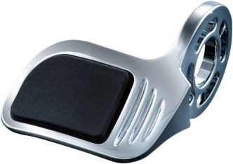 Kuryakyn Right Side Contoured ISO-Throttle Boss in Chrome Finish For Kuryakyn Grips (6299)