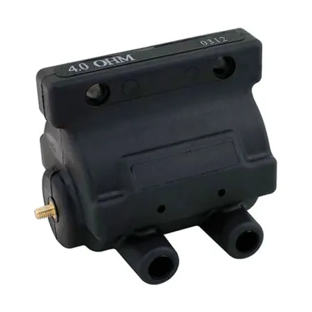 Accel Power Pulse Coil OEM Style, 12V, 4.2 OHM Points/Electrical Ignition in Black Finish For 1965-1979 B.T/XL Models (140402BK)