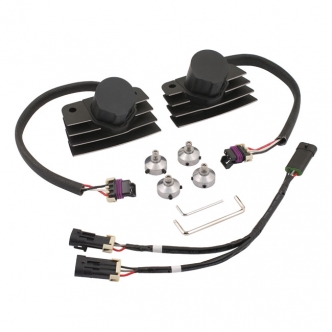 Accel Stealth Cop Supercoils Kit Cop Kit in Black Finish For 1999-2008 Touring Models (140411BC)