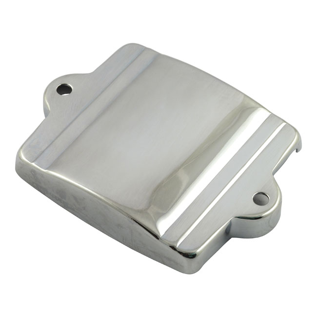 Doss Battery Top Cover, 6Volt in Chrome Finish For 19361964 FL Models