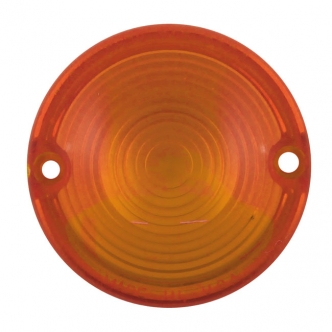 Chris Products Replacement Lens, in Amber Finish Flat-Lens Design For 1973-1999 FX, FXR (Excluding FXRT) Models (ARM537329)