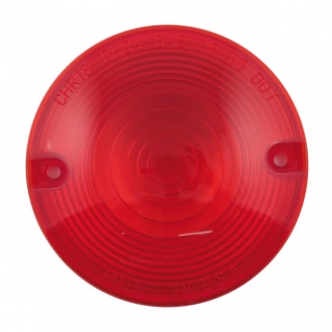 Chris Products Replacement Turn Signal Lens in Red Finish For 1986-2017 Touring With 3 1/4 Inch Flat Lens (ARM020239)
