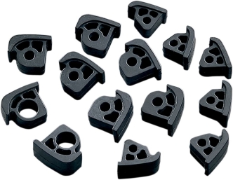 Kuryakyn Replacement Pads ISO-Dually Pegs In Black (8023)