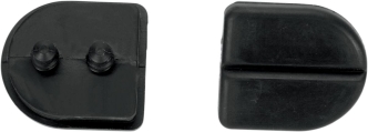 Kuryakyn Replacement Rubber Pads ISO-Stirrup Heel Rest In Black (8080)