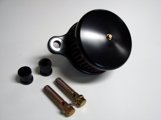 Joker Machine High-Performance Air Cleaner Smooth In Black Anodised Finish For 2007-2020 Sportster Models (10-200B)