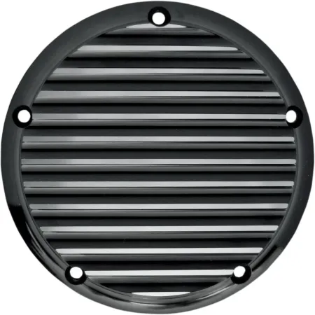 Joker Machine 5 Hole Derby Cover Finned In Black For 1999-2018 Big Twin Models (06-99TC)