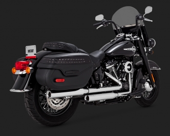 Vance & Hines Eliminator 300 Slip-Ons In Chrome for Harley Davidson 2018-2023 Softail Heritage & Deluxe (16716)