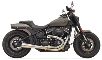 Bassani Road Rage 2 Into 1 Exhaust In Stainless For 2018-2020 Softail Fat Bob Models (1S52SS)