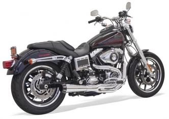Bassani Road Rage II Mega Power 2 Into 1 Exhaust System In Chrome For 1999-2017 Dyna Models (1D32R)