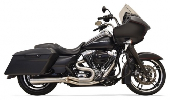 Bassani Short Road Rage III Stainless 2 Into 1 System For 2007-2016 Touring Models (1F12SS)