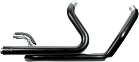 S&S Cycles Power Tune Dual Header System In Black For 2017-2023 Touring Models (550-0705)