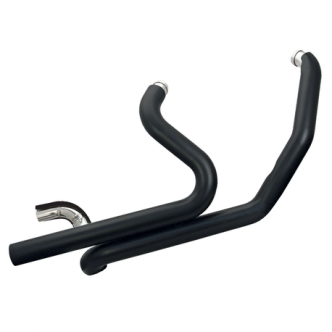 S&S Cycles Power Tune Dual Header System In Black For 1995-2008 Touring Models (550-0142A)