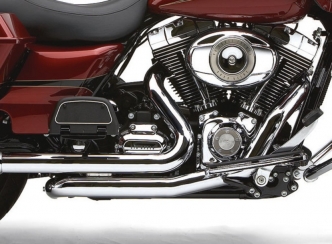 Cobra Powerport Dual Headpipes In Chrome Finish For Harley Davidson 2009 Touring Motorcycles (6252)