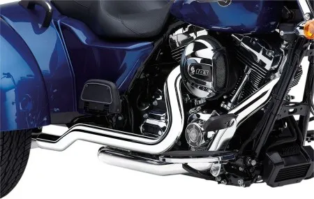 Cobra Powerport Trike Dual Headpipes For Harley Davidson 2010-2016 FL Trike Models (6254)