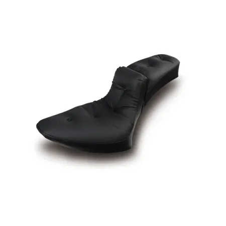 Mustang Seat Regal Duke Vinyl 2-Up Pillow Top Smooth 11.5 Inch Front Width x 7 Inch Rear Width in Black For 2000-2005 FXST, 2000-2007 FLST (Except FXSTD/FLSTN, 2007 FLSTF) Models (75049)