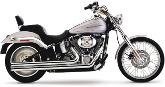 Cobra Speedster Long Exhaust System For Harley Davidson 2007-2011 Softail FXST/FLST Motorcycles (6951T)