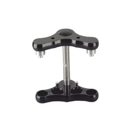 Kustom Tech Narrow Glide 39mm Triple Tree with 0 degree rake and hidden fork tube for Harley-Davidson XL, FXR and FXD models, Chopper and Custom Motorcycles in Black Finish (14-032)