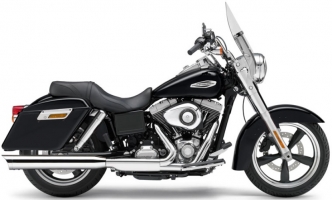 Cobra 4 Inch Slashdown Slip On Mufflers For Harley Davidson 2012-2016 FLD Switchback Motorcycles (6209)