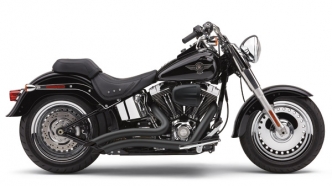 Cobra Speedster Short Swept Exhaust System In Black For Harley Davidson 2014-2020 Sportster Motorcycles (6233B)