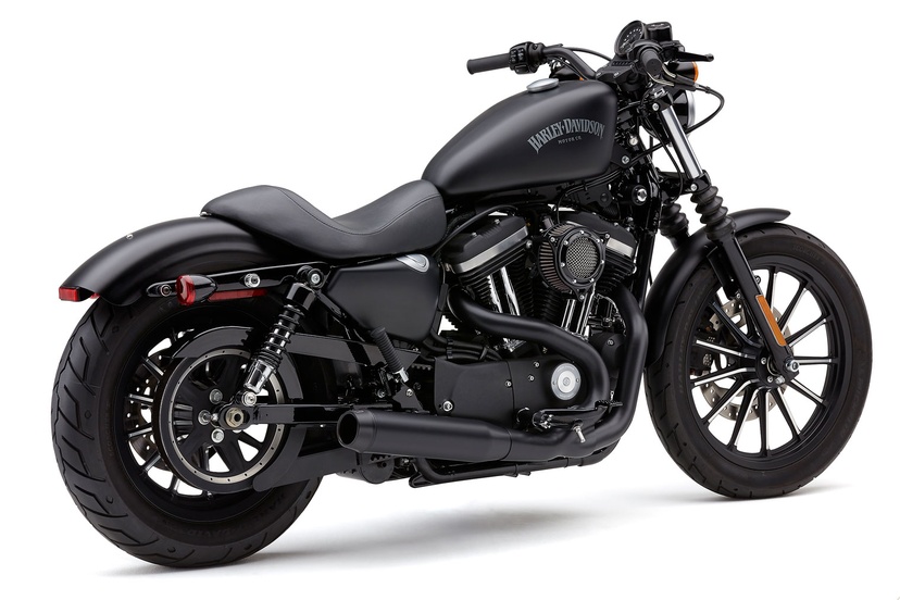 Cobra El Diablo 2 Into 1 Exhaust System In Black With Billet Tips
