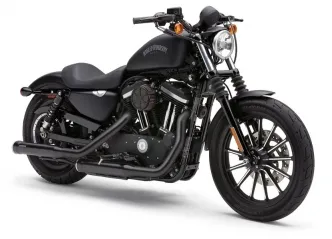 Cobra Sportster Heat Shields In Black For Harley Davidson 2014-2022 Sportster Motorcycles (6031HSRB)