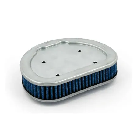 Doss Blue Lightning Air Filter Element With 4 Layers Of Ribbed Pre-Oiled Cotton Filtering Media, Maximum Air Flow For 1999-2001 FLT (Injection Models Only) (34-233)