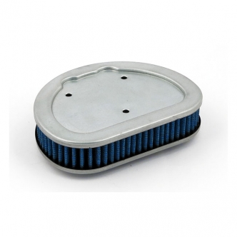 Doss Blue Lightning Air Filter Element With 4 Layers Of Ribbed Pre-Oiled Cotton Filtering Media, Maximum Air Flow For 2008-2013 Touring Models (ARM150065)