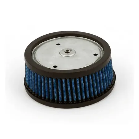 Doss Blue Lightning Air Filter Element With 4 Layers Of Ribbed Pre-Oiled Cotton Filtering Media, Maximum Air Flow For 2017 FLSS 110 inch, 2016-2017 Softail & 2008-2016 Touring With SE Air Cleaner Kit Models (34-242)