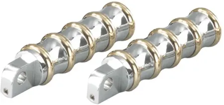 Kustom Tech Vintage Pegs for Harley Davidson Custom Motorcycle Applications available in Polished Finish (40-065)
