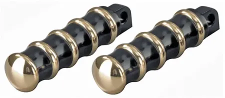 Kustom Tech Vintage Pegs for Harley Davidson Custom Motorcycle Applications available In Black Finish (40-067)