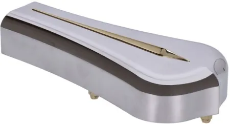 Kustom Tech Nostalgia Style Air Cover For CV Carb In Aluminium Polished And Brass (02-023)