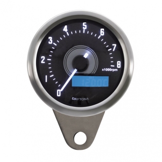 Doss Velona 60mm Tachometer 8000 RPM White LED Illumination 8000 RPM (ARM794009)