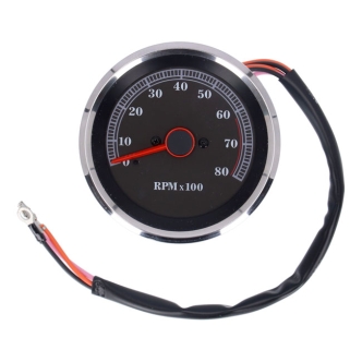 Doss Tachometer 6200 RPM Redline For 1984-1994 FX, FXR, XL Models Handlebar Mounted (ARM634049)