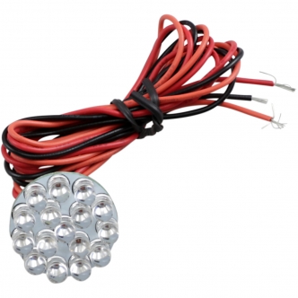 Custom Dynamics Genesis 1.0 Red Hardwire LED Cluster 1 Inch Diameter (GEN-100-R)