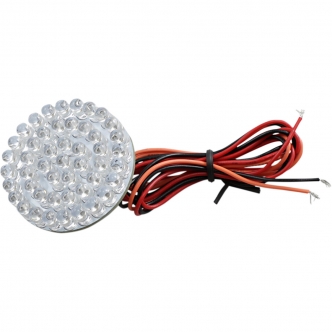 Custom Dynamics Genesis LED Clusters Red Hardwire 1.8 Inch Diameter (GEN-18-R)