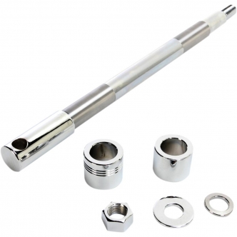 Drag Specialties Axle Kit Front 3/4 Inch in Chrome Finish For 2000-2006 FXST Models (16-0317NU)