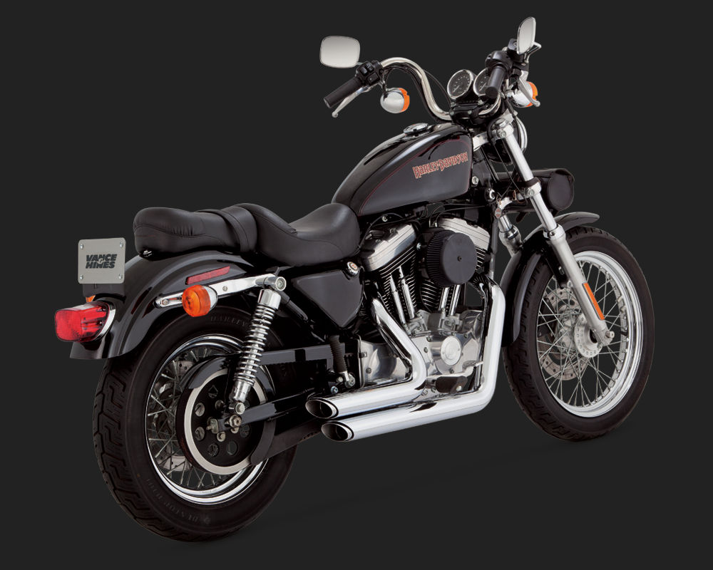 Vance & hines shortshots on sale sportster